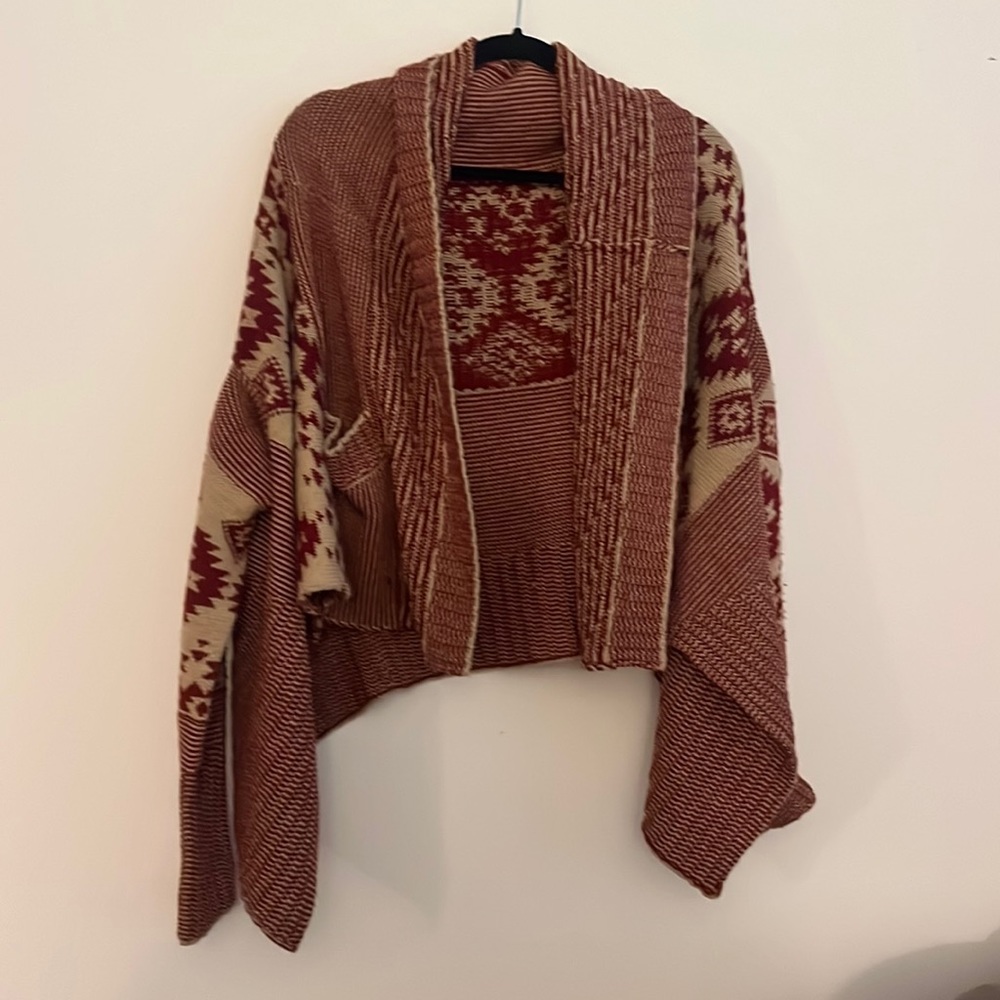 Netted shall/ jacket with sleeves